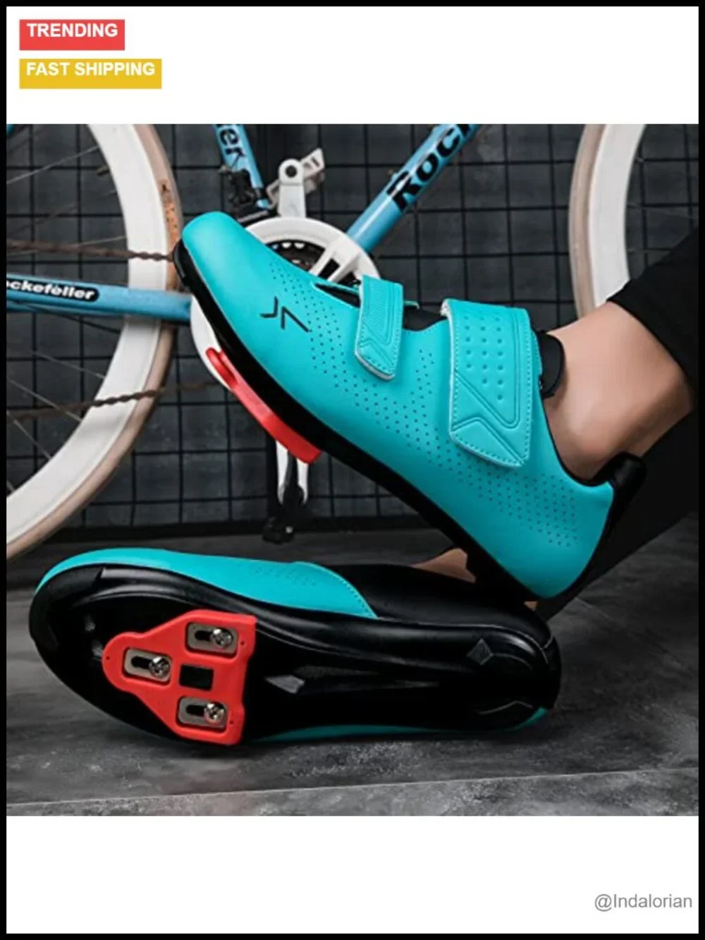Mens Womens Cycling Shoes Peloton Road Bike Riding Bicycle Pre-Installed Delta